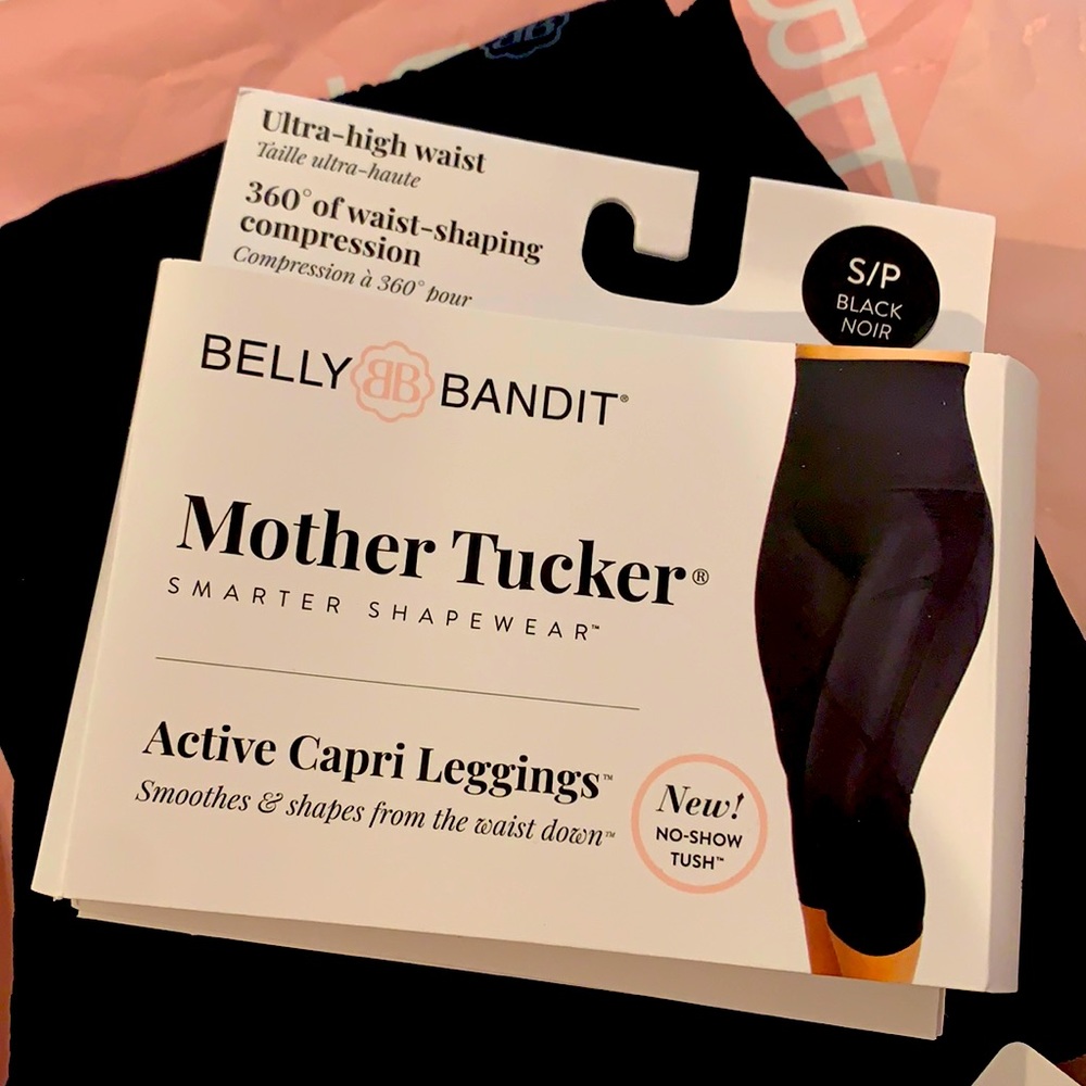 Belly Bandit Active Capri Leggings S/P Black